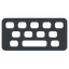 Up, normal, solid, desktop, keyboard, keypad, typing, keyboard-solid, keyboard-alt-solid icon