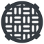 Normal, solid, manhole, sewer, sewer-manhole, metal, cover, sewer-manhole-solid icon