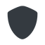 Normal, solid, safe, shield, protection, royalty, blazon, shield-solid icon