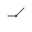 Thin, line, right, horizontal, mirror, clock, time, meeting, hour, minute, hours, minutes, clock-thin icon