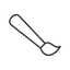 Thin, line, up, horizontal, mirror, paint, brush, illustrate, drawing, painting, brush-thin icon