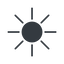 Thin, line, up, star, light, brightness, luminosity, intensity, brilliance, lighter, darker, dark, mode, Illumination, sun, shine, flash, ray, brightness-thin, brightness-thin-full, brightness-full icon