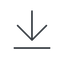 Thin, line, up, download, downloaded, downloading, download-thin icon