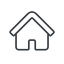 Thin, line, small, home, house, home-small-thin icon