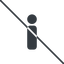 Thin, line, down, mark, warning, exclamation, straight, prohibited, info, exclamation-mark icon