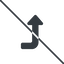 Thin, line, right, sign, confirm, horizontal, mirror, arrow, prohibited, key, submit, send, return, enter, return-sign-solid, return-sign icon