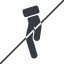 Thin, line, right, prohibited, healthcare, help, care, gift, hand, giving, giving-hand, love, give, giving-hand-solid icon