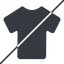 Thin, line, horizontal, mirror, prohibited, tshirt, clothing, t-shirt, tshirt-solid icon