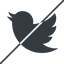 Thin, line, up, logo, brand, horizontal, mirror, social, prohibited, twitter, bird, twit, twitter-solid icon