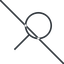 Thin, line, search, magnifying, glass, prohibited, research, magnifying-glass-thin, magnifying-glass, keywords, keyword icon