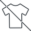 Thin, line, prohibited, tshirt, clothing, t-shirt, tshirt-thin icon