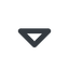 Line, down, wide, arrow, direction, caret, caret-wide icon