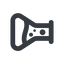 Line, right, wide, erlenmeyer, bubbling, erlenmeyer-bubbling-alt-wide icon