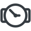 Line, right, wide, time, hour, minute, hours, minutes, watch, watch-wide icon