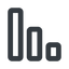 Line, wide, horizontal, mirror, statistics, antenna, mobile, signal, bars, level, strength, signal-wide, wifi icon
