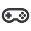 Line, up, wide, game, gaming, games, gamepad, pad, joystick, gamepad-wide icon