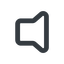 Line, wide, speaker, volume, mute, unmute, music, sound, loudspeaker, speaker-wide icon