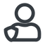 Line, wide, user, person, admin, administrator, superuser, shield, rights, super, user-shield, user-shield-wide icon