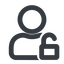 Line, wide, user, man, woman, person, unlocked, secure, safe, padlock, unlock, user-unlock-wide, user-unlock icon