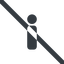 Line, down, wide, mark, warning, exclamation, straight, prohibited, info, exclamation-mark icon