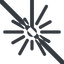 Line, down, wide, prohibited, laser, light, cutting, engrave icon