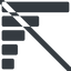 Line, left, wide, horizontal, mirror, graph, chart, prohibited, statistics, antenna, mobile, signal, bars, level, strength, bar, bar-chart-solid, wifi icon