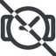 Line, right, wide, horizontal, mirror, prohibited, time, hour, minute, hours, minutes, watch, watch-wide icon