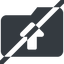 Line, up, wide, horizontal, mirror, prohibited, folder, directory, folders, directories, folder-up-solid icon