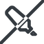 Line, wide, horizontal, mirror, prohibited, pen, draw, marker, color, highlighter, annotate, school, highlight, highlighter-wide icon