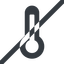 Line, wide, horizontal, mirror, prohibited, temperature, thermometer, heat, high, temperature-high-solid, temperature-high, hot icon