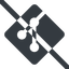 Line, wide, logo, brand, prohibited, repo, git, repository, dev, development, fork, git-logo icon