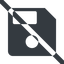 Line, up, wide, prohibited, floppy, disk, backup, hard-floppy, save, saved, saving icon