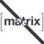 Line, wide, network, prohibited, decentralized, real-time, communication, messaging, voip, matrix, matrix-org-alt icon