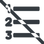 Line, wide, prohibited, list, editor, ordered, ordered-list, sorted, sorted-list, list-item, checklist, ordered-list-solid icon