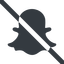Line, wide, solid, logo, brand, social, network, prohibited, chat, snapshat-solid, snapchat, snap icon