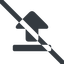 Line, up, wide, uploaded, uploading, prohibited, upload-solid icon