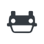 Down, wide, solid, car, front, vehicle, transport, car-front-small icon