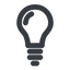 Up, wide, solid, light, bulb, brainstorming, creativity, idea, tip, lamp, bulb-wide icon